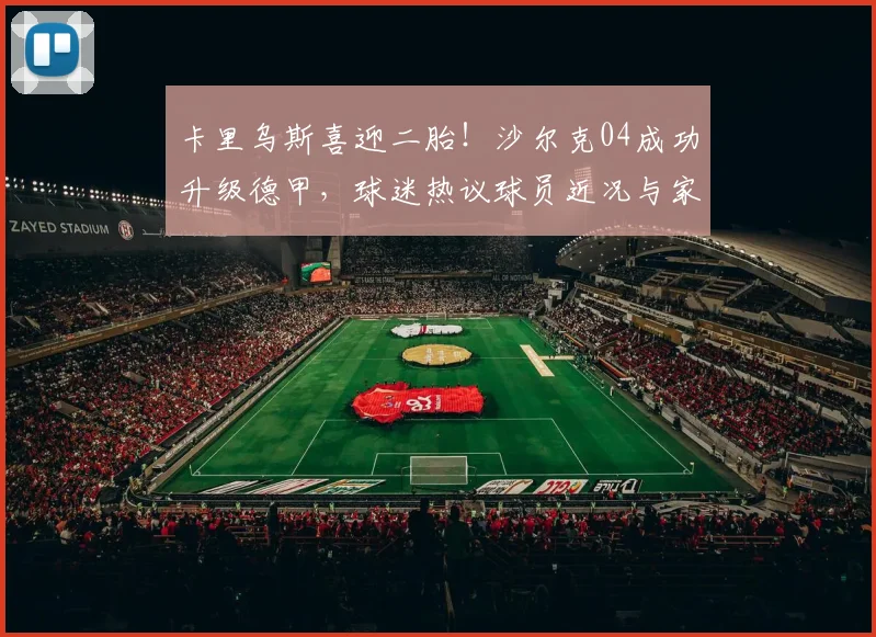 卡里乌斯喜迎二胎！沙尔克04成功升级德甲，球迷热议球员近况与家庭生活